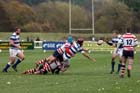 Tynedale's Andy Buist releases the ball against Rosslyn Park at Tynedale Park, Corbridge, Northumberland. Photo: David T. Hewitson/Sports for All Pics